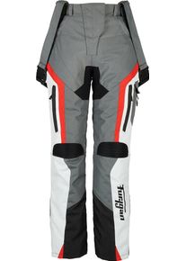 Furygan Apalaches, pantalon textile imperm&eacute;able pour femmes , couleur: Gris/Gris Clair/Rouge , taille: M