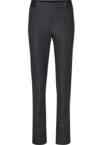 Dames Broek met contrastpaspel opzij zwart gestreept Maat 26