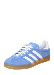 adidas originals Heren Sneakers laag 'Gazelle' hemelsblauw / goud / wit 47-47.5