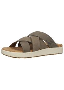 Keen Dames Muiltjes 'Elle' crème / donkerbruin 38.5