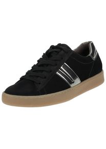 Paul Green Dames Sneakers laag zwart / zilver 36