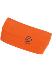 Giesswein Dames Hoofdband 'Brentenjoch' neonoranje / zwart One Size