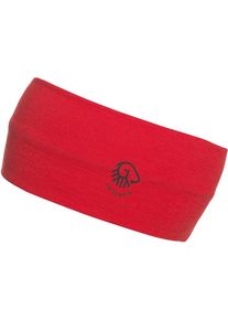 Giesswein Dames Hoofdband 'Brentenjoch' donkergrijs / rood One Size