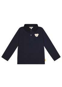 Steiff Collection Poloshirt beige / dunkelblau Größe 116