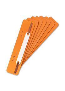 Heftstreifen, orange Kunststoff, 25er Pack