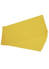 Exacompta Trennstreifen, 100er Pack, gelb aus 180g/m² Karton