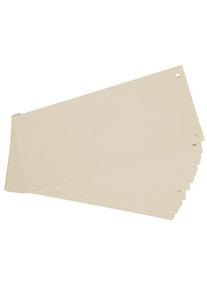 Exacompta Trennstreifen, 100er Pack, chamois aus 180g/m² Karton