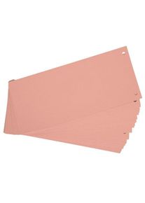 Exacompta Trennstreifen, 100er Pack, pink aus 180g/m² Karton