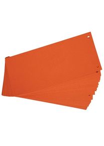 Exacompta Trennstreifen, 100er Pack, orange aus 180g/m² Karton