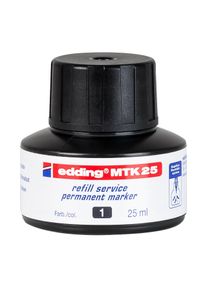 Nachfülltinte Edding MTK 25 schwarz 25 ml für Edding No1,