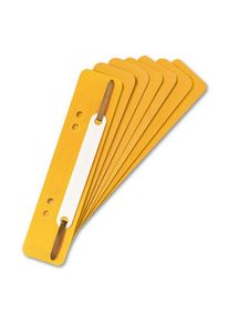 Heftstreifen, gelb Kunststoff, 25er Pack