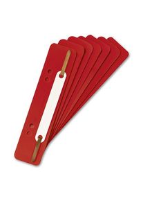 Heftstreifen, rot Kunststoff, 25er Pack