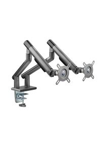 Alterzone Arm Duo dual aluminum monitor arms Space gray