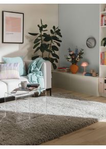 benuta Pop Langh&aring;ret teppe Ava Grijs 120x170 cm Uni