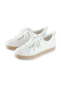 Tchibo - Canvas-Sneaker - Damen - Gr. 40 - weiß