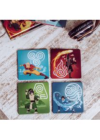 Avatar The Last Airbender - Gruppo di sottobicchieri Set di 4