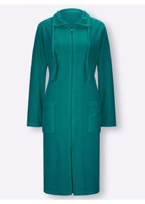 Plantier Dames Badjas in smaragdgroen ,maat 36/38, Witt, 80% Katoen, 20% Polyester