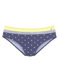 Lascana Damen Bikini-Hose in oliv-gelb bedruckt ,Größe 34, Witt, 82% Polyamid, 18% Elasthan