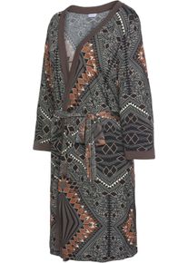 Lascana Damen Kimono in braun-gemustert ,Größe 36/38, Witt, 100% Viskose