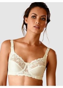 Miss Mary Of Sweden soutien-gorge à armatures Miss Mary richement brodé sur le haut des bonnets et à l'entre-bonnets, Beige, taille 125 D