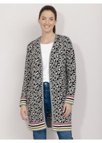 gilet maille Dress in à motif léopard, Gris, taille 38