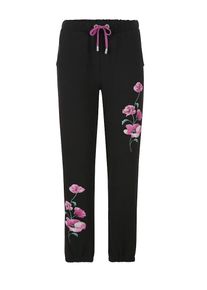 pantalon de loisirs Harmony à joli imprimé floral, Noir, taille 46