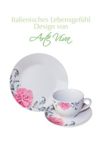 service à café 18 p. 'como' ARTE VIVA, Multicolore