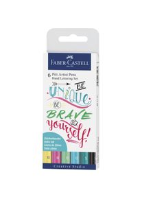 Faber-Castell - India ink Pitt Artist Pen Hand Lettering Set pastel (267116)