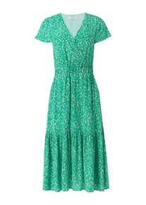 comma, comma casual identity Dames Jurk lichtblauw / smaragd / appel 32