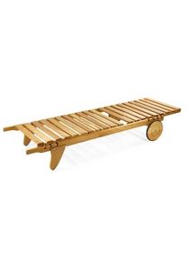 Tuinligstoel essenhout