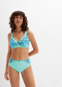 bonprix Mujer Sujetador reductor de poliamida reciclada con aros verde 110