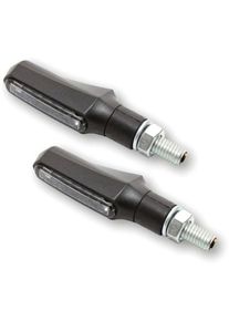 Shin Yo Shorty Fin, Feu arrière/signalisation de virage à LED 3 , couleur: Noir Teinté