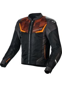 Macna Orcano, textile jacket , color: Black/Orange , size: M