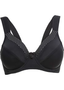 bonprix Biustonosz minimizer na fiszbinach czarny 85