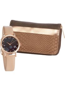 Dames Portemonnee en horloge bruin Maat 0