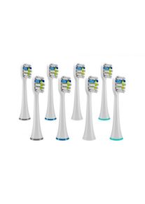 TRUELIFE Sonicbrush UV heads whiten náhradné hlavice pre sonickú zubnú kefku biela 8 ks