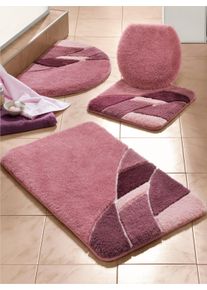 Hagemann unisex Badmat in rozenhout ,maat 6 - Dekselovertrek, Witt, 100% Polyacryl
