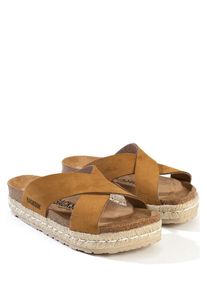 BACKSUN Slippers "Milano" lichtbruin - 64% | Maat: 37 |