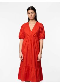 Pieces Jurk oranje - 64% | Maat: XS |