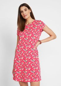 Lot de 2 robes en jersey 100% coton fentes latérales - fuchsia - taille 38/40 (S) - 100% coton - bonprix