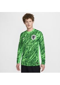 Maillot de foot replica Nike Dri-FIT Pays-Bas (Équipe masculine) 2024/25 Stadium Gardien de but pour homme - Vert