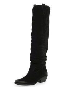 felmini Cowboystiefel Damen schwarz Größe 36