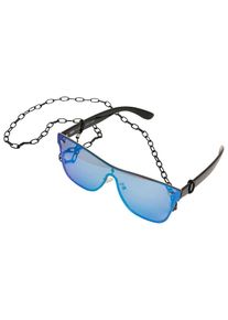 Urban Classics Heren Zonnebril lichtblauw / zwart One Size