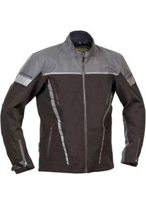 Lindstrands Bydalen, textile jacket waterproof , color: Black/Grey , size: 48