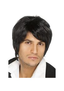 maskworld Boyband Perücke schwarz