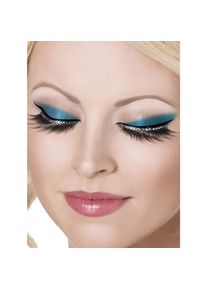 maskworld Falsche Wimpern Crystal Clear | Faschingsschminke