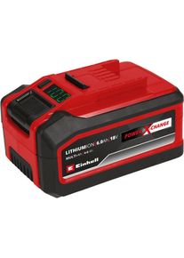 Einhell Batterie 6,0 Ah Power X-Change plus (18 v, 4-6 Ah Multi-Ah, Lithium-Ion, Témoin de niveau de charge, Mode 6 Ah pour une capacité maximale ou mode 4