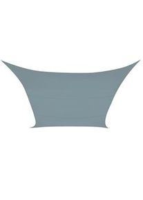 Perel Sombreado velo, repelente de agua, 3.6 x 3.6 m, 160 g/m², poliéster, cuadrado, gris claro