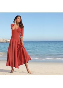 La robe Ibiza, 38 - Orange, Baumwolle
