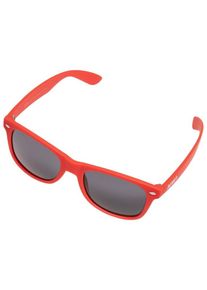 Mister Tee Heren Zonnebril rood / zwart / wit One Size